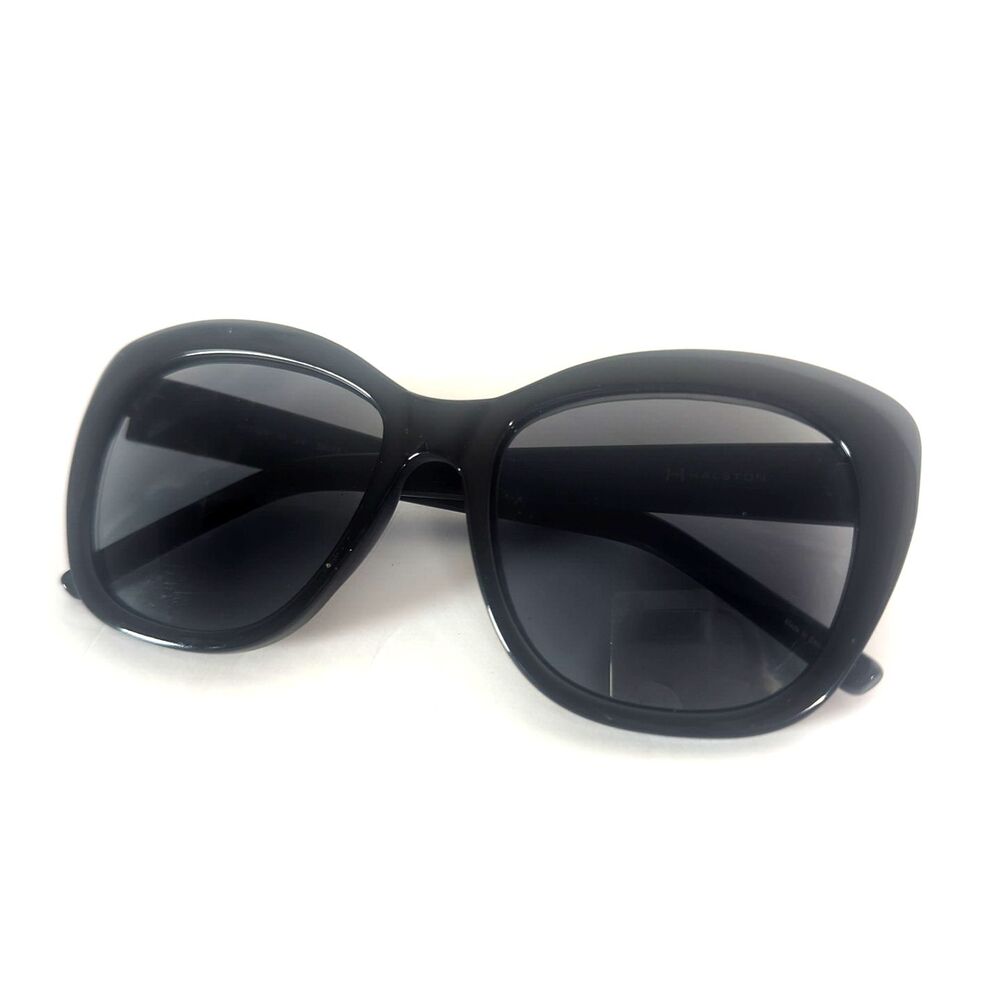 Halston Women Black Sunglass Frames Only Squared Medium 55 19 140 HHR 004